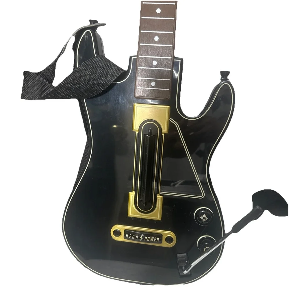 Activision Guitar Hero Live Wireless Controller Black Gold 6-Button No Dongle